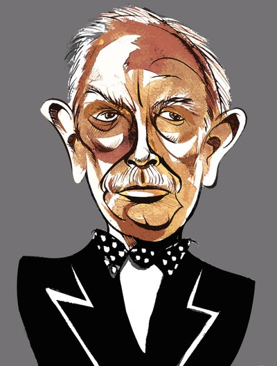 Richard Strauss (caricatura en color) de Neale Osborne